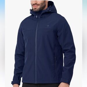 CAMEL CROWN Mens Softshell Jacket Fleece Lined Waterproof Size Small